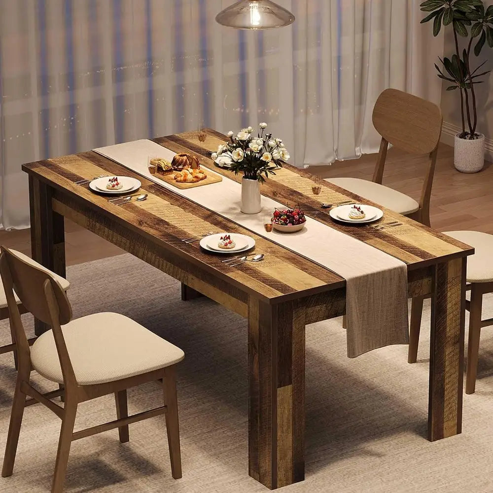 Farmhouse Rectangular Dining Table