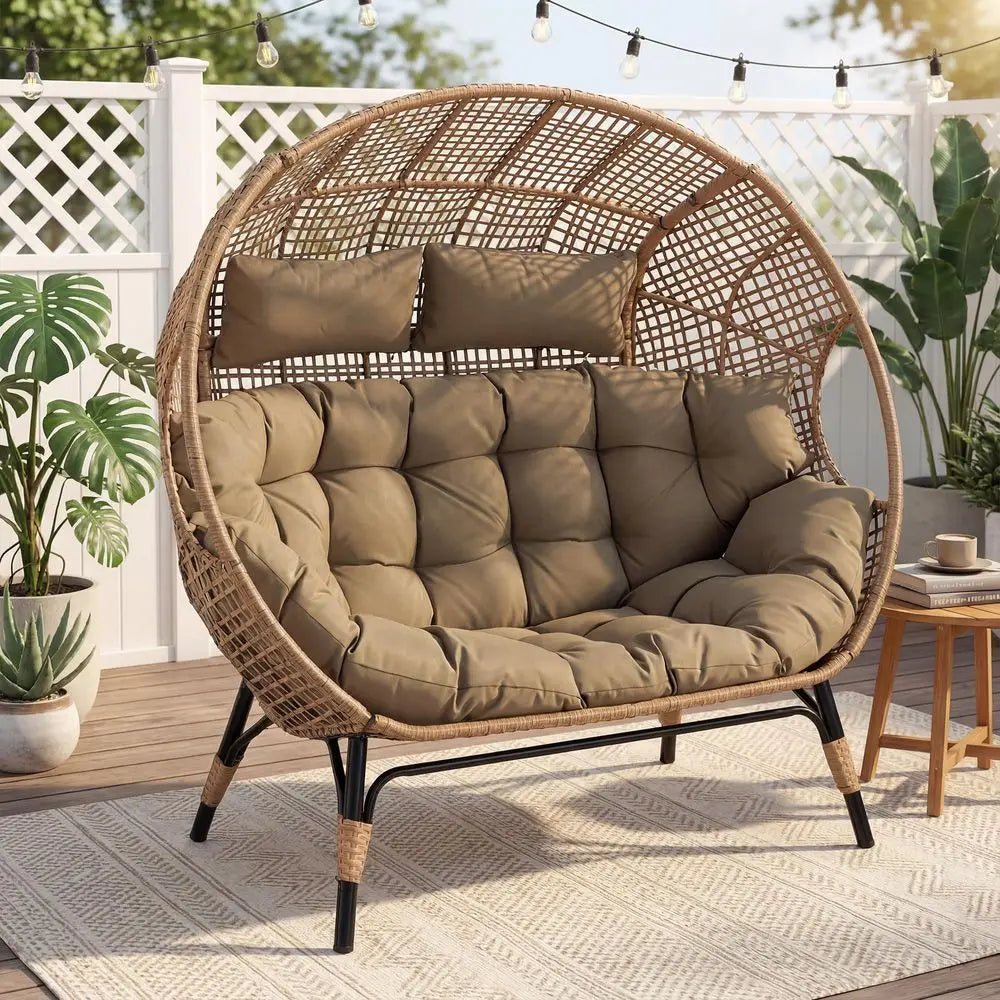 Double Egg Patio Chair