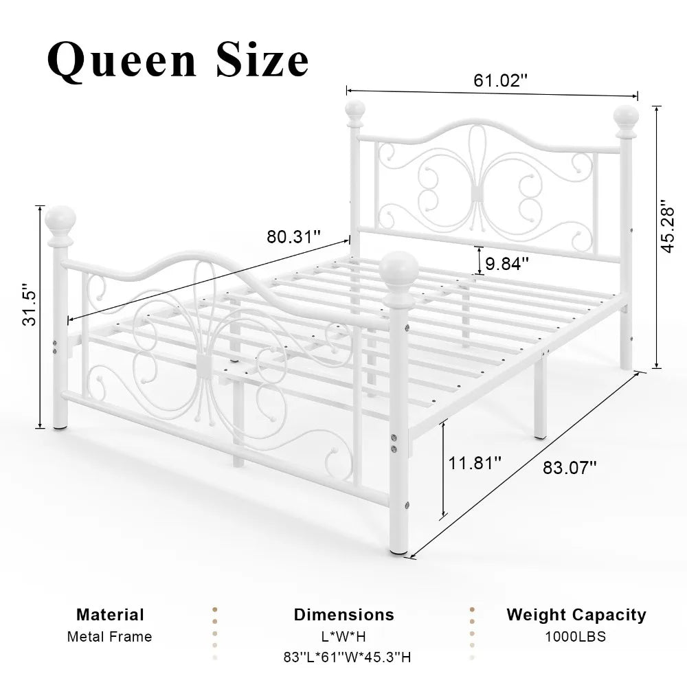 Vintage Metal Bed Frame