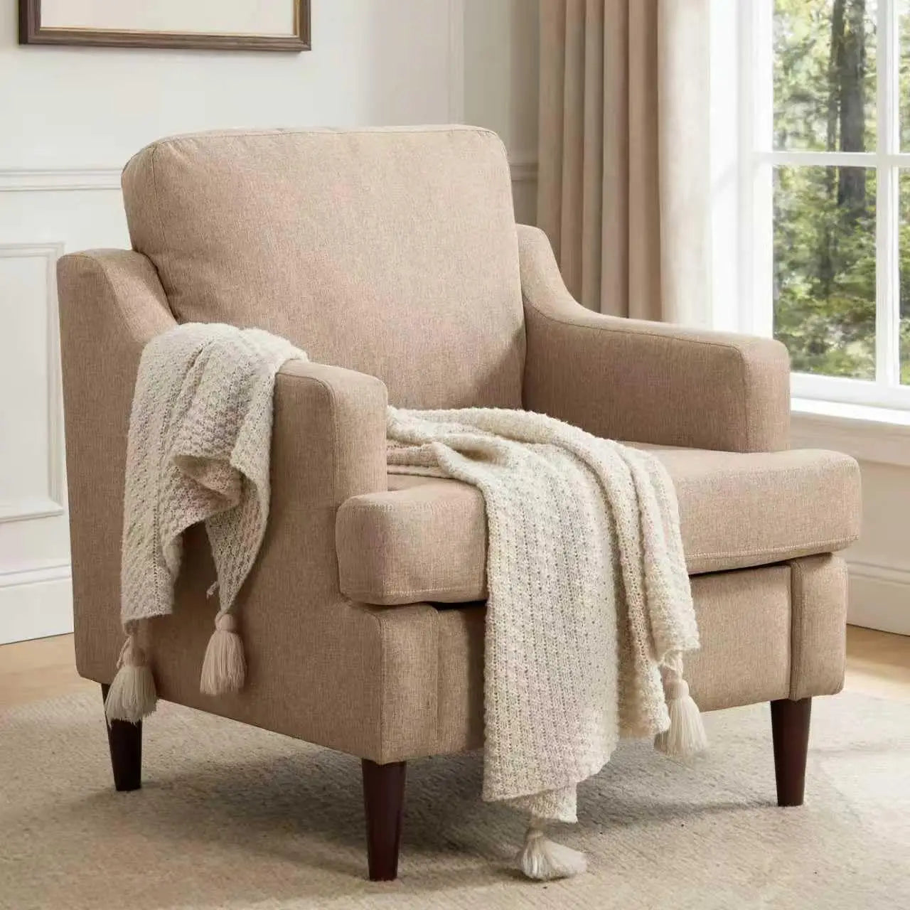 Mid-Century Accent Armchair