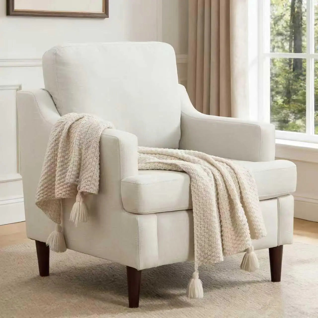 Mid-Century Accent Armchair