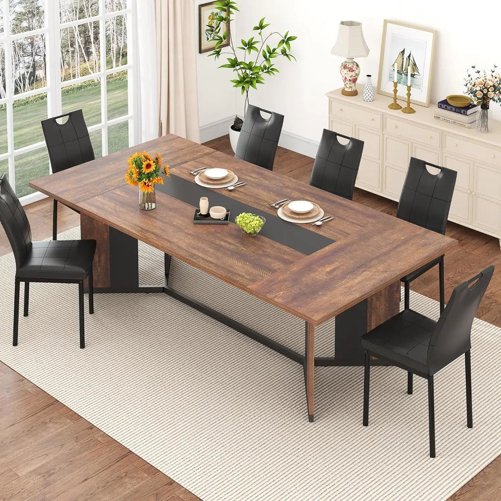 Large Farmhouse Dining Table (6–8 Seater)
